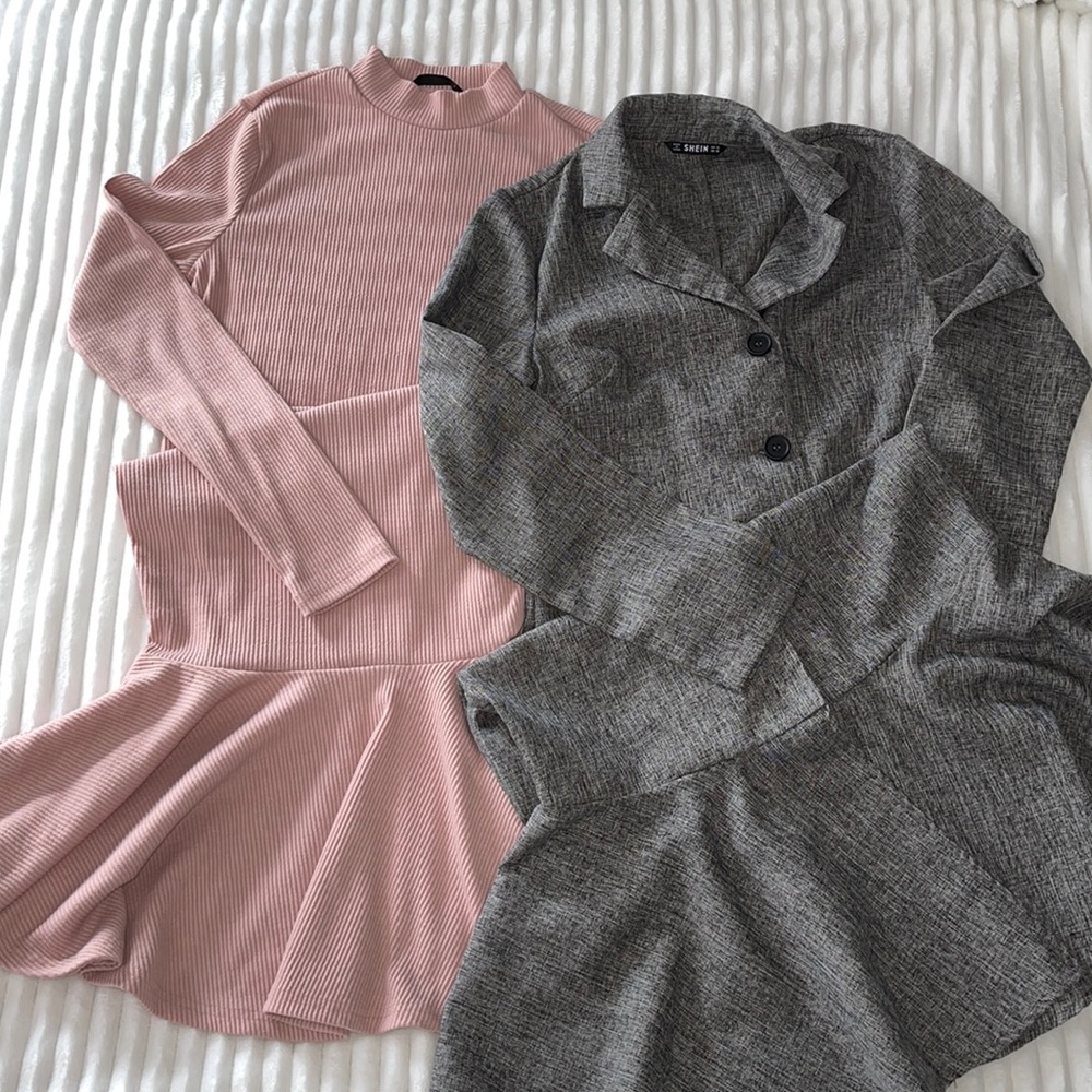 2 SHEIN Mermaid style dresses